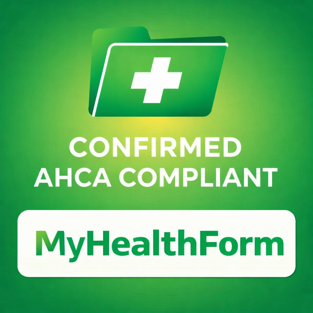 Confirmed AHCA Compliant Health Screening